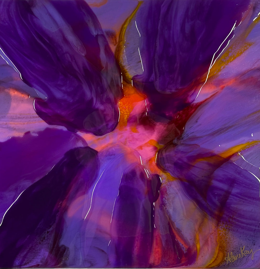 Iris - Original Abstract Painting