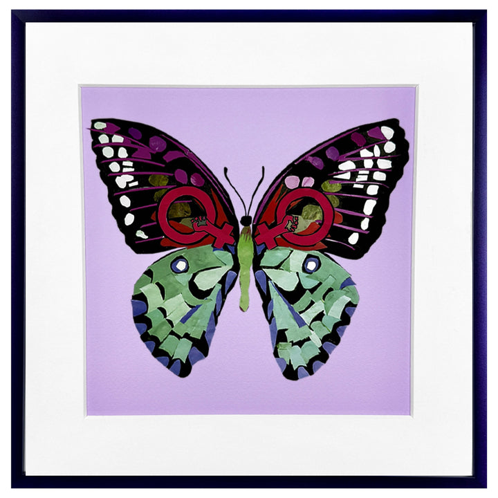 Three Wise Butterflies - 10 x 10 Framed Prints
