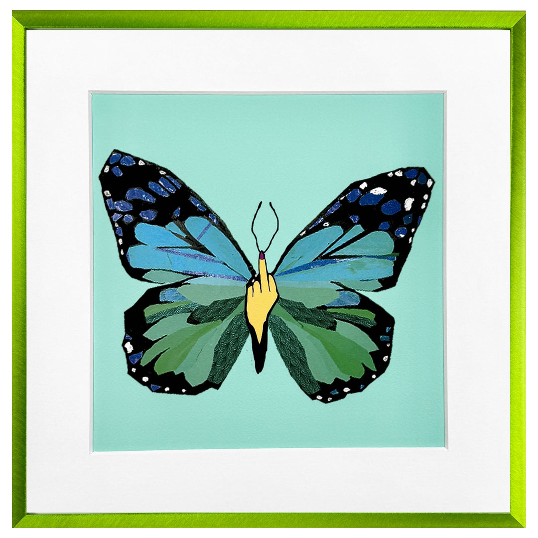 Three Wise Butterflies - 10 x 10 Framed Prints