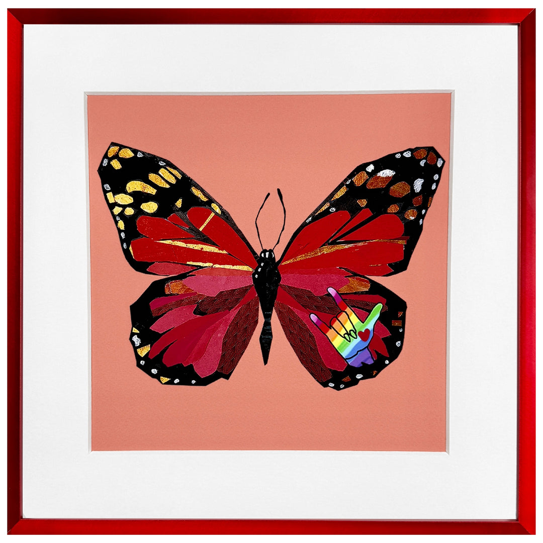 Three Wise Butterflies - 10 x 10 Framed Prints
