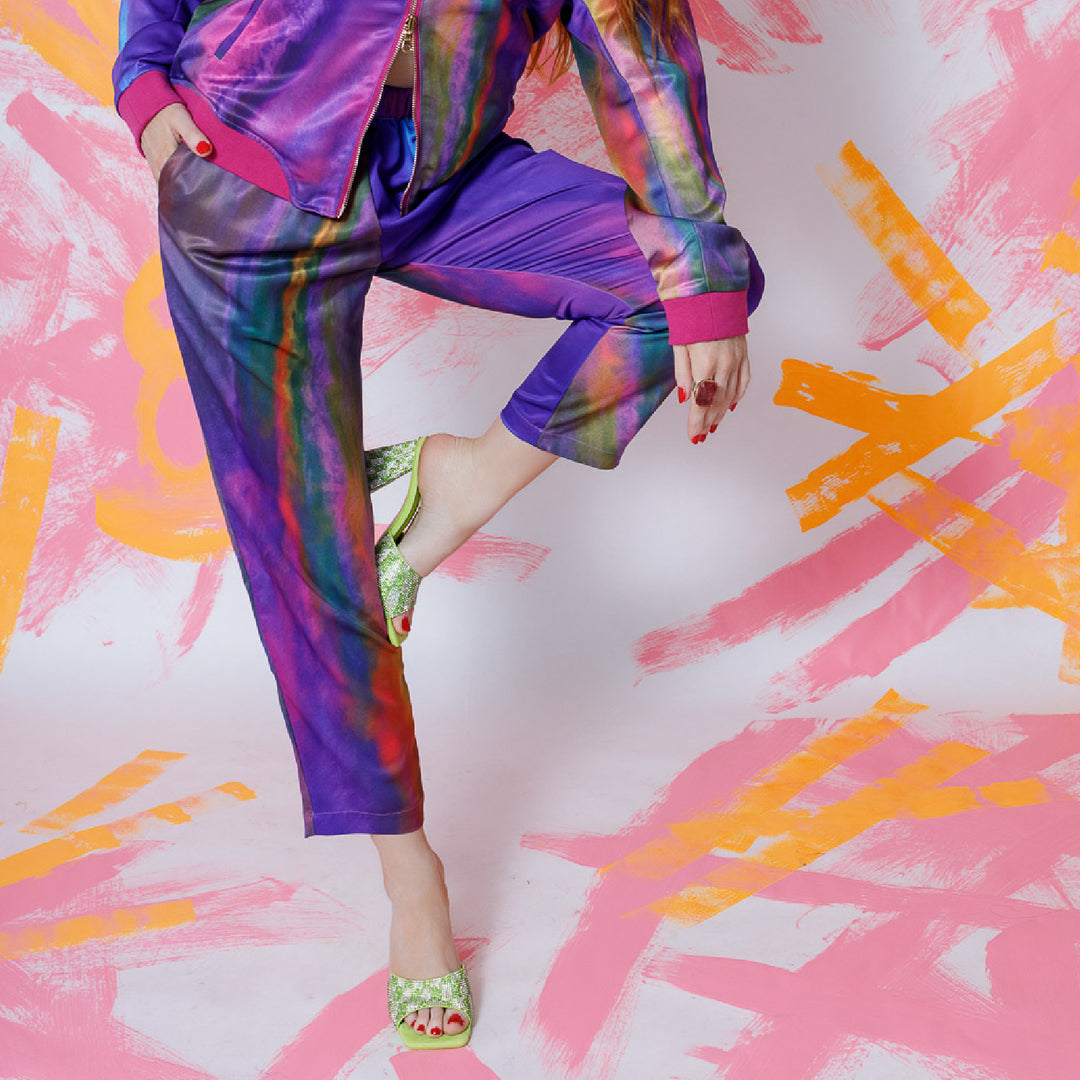 Straight Leg Pants with Pockets and Elastic Waist