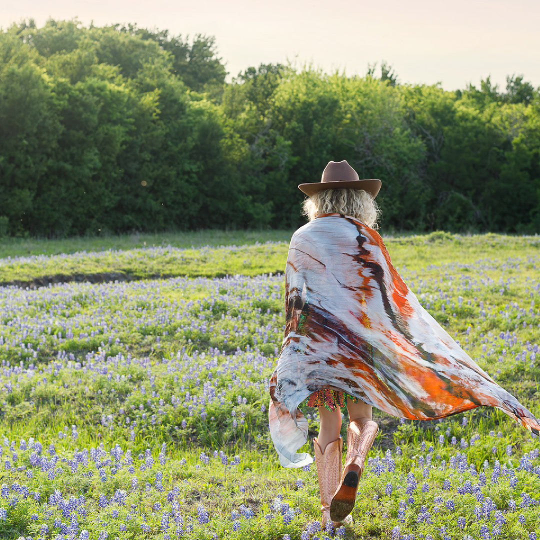 Oversized Silk Scarf