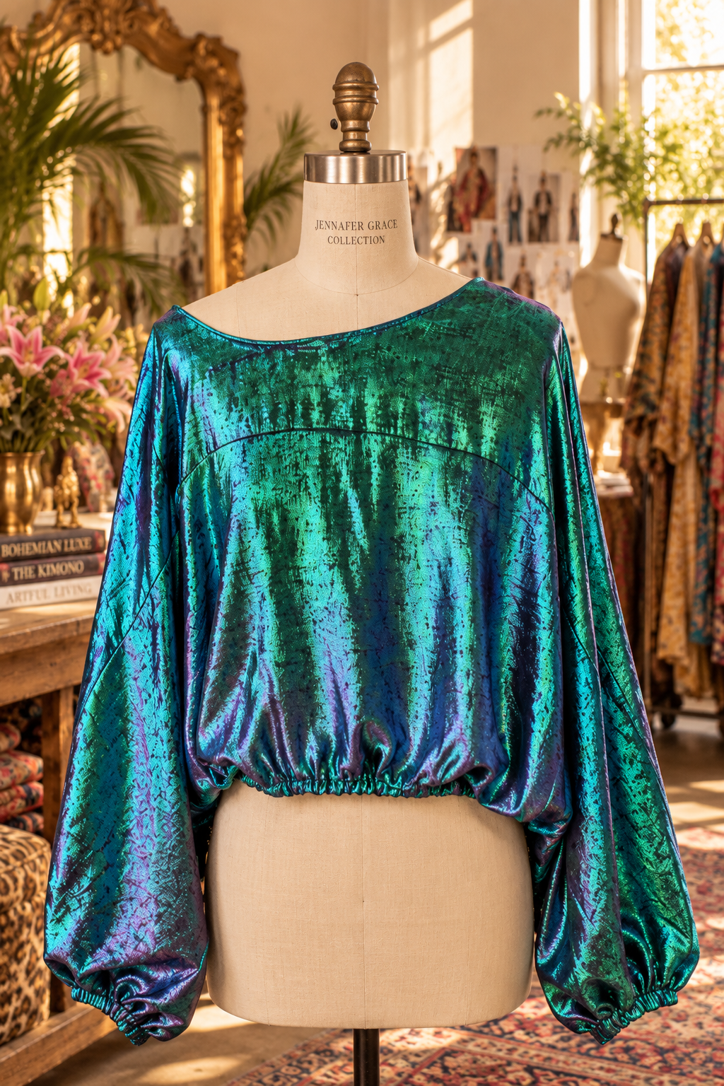 KG Evangeline Top in Patchwork Misc