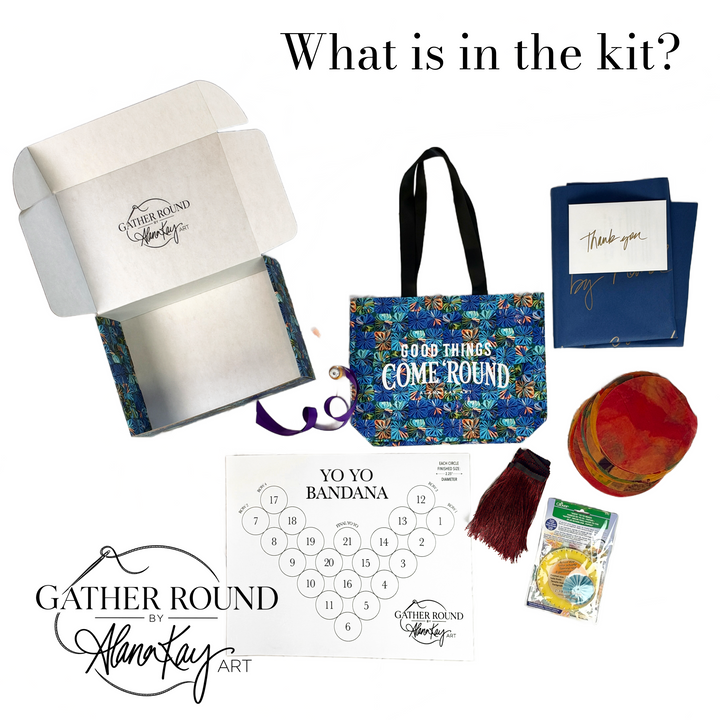 Gather Round DIY Yo Yo Bandana Kit