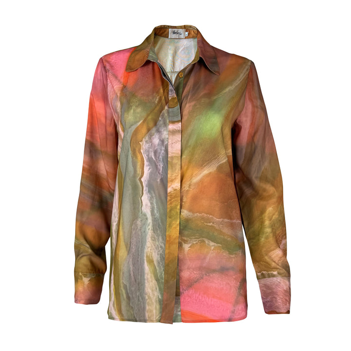 Button Up Blouse - Chiffon
