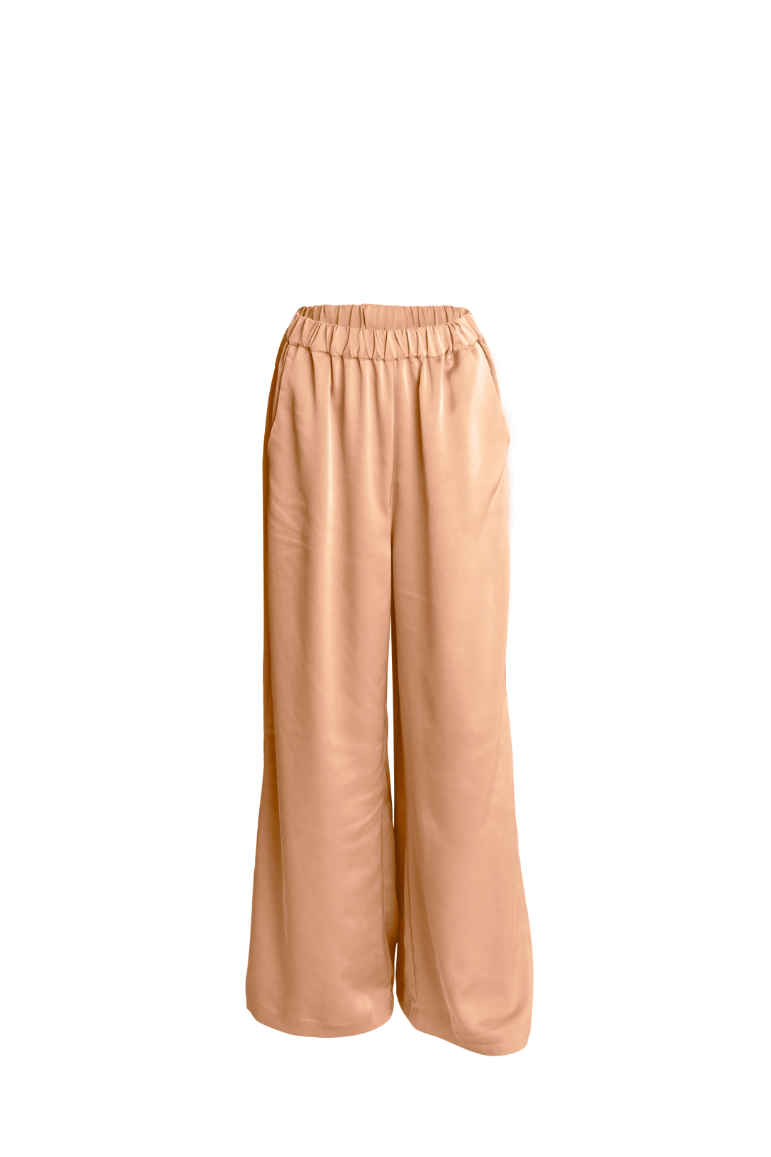 Wide Leg Pants with Elastic Waist