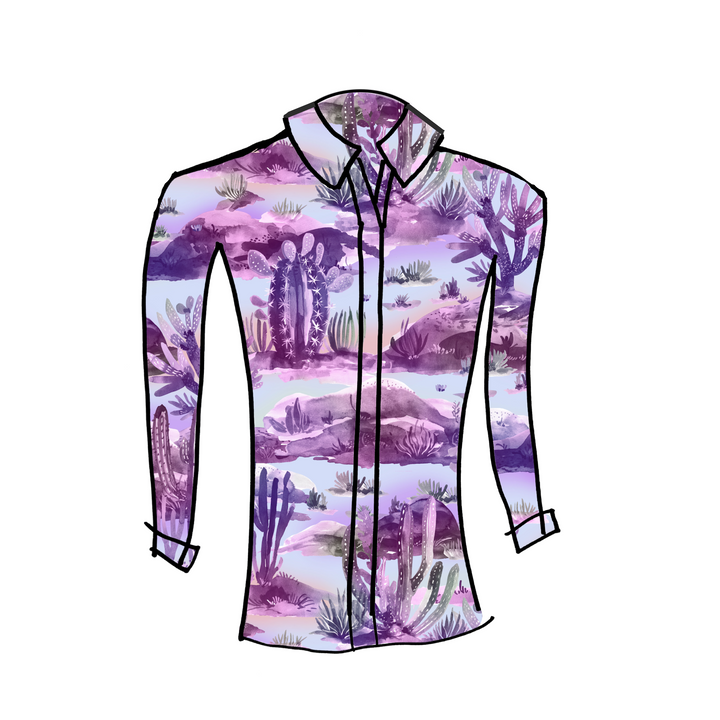 Button Up Blouse - Chiffon
