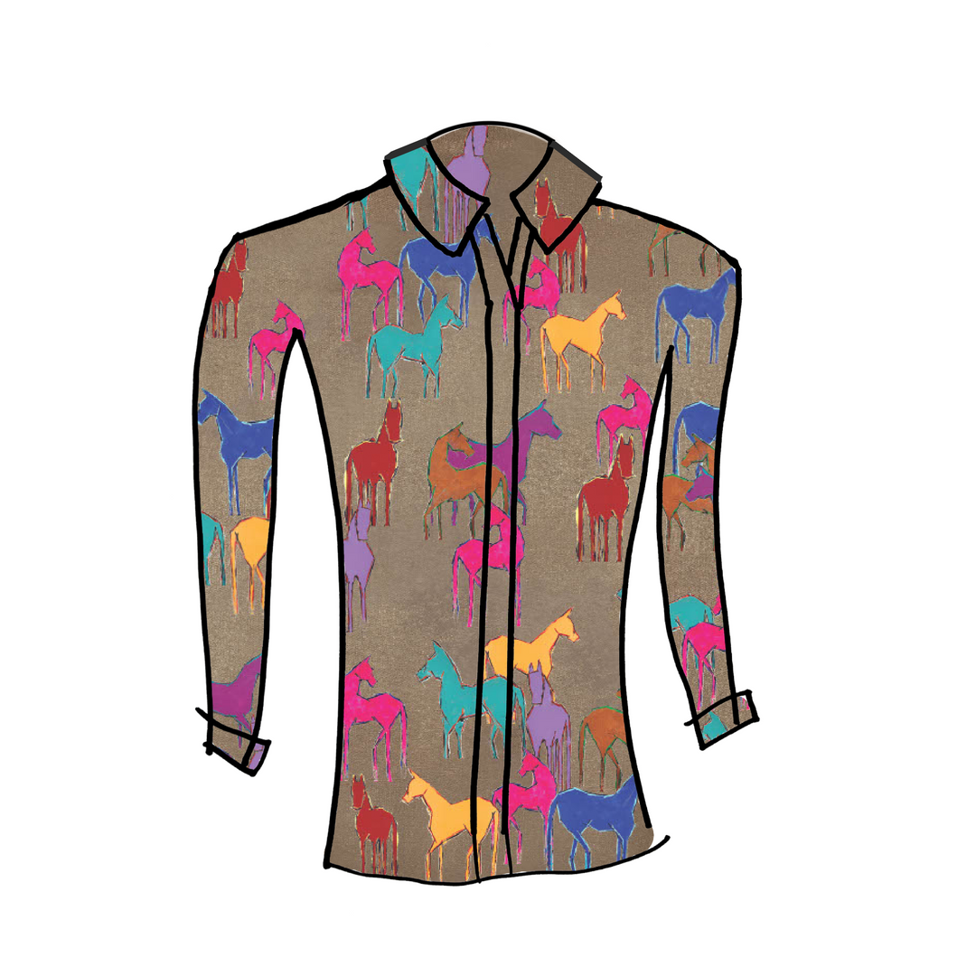 Button Up Blouse - Chiffon