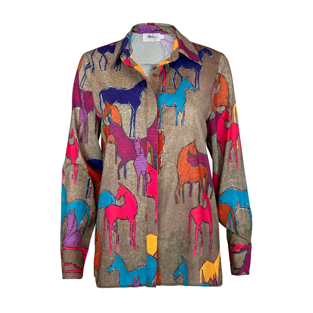 Button Up Blouse - Chiffon