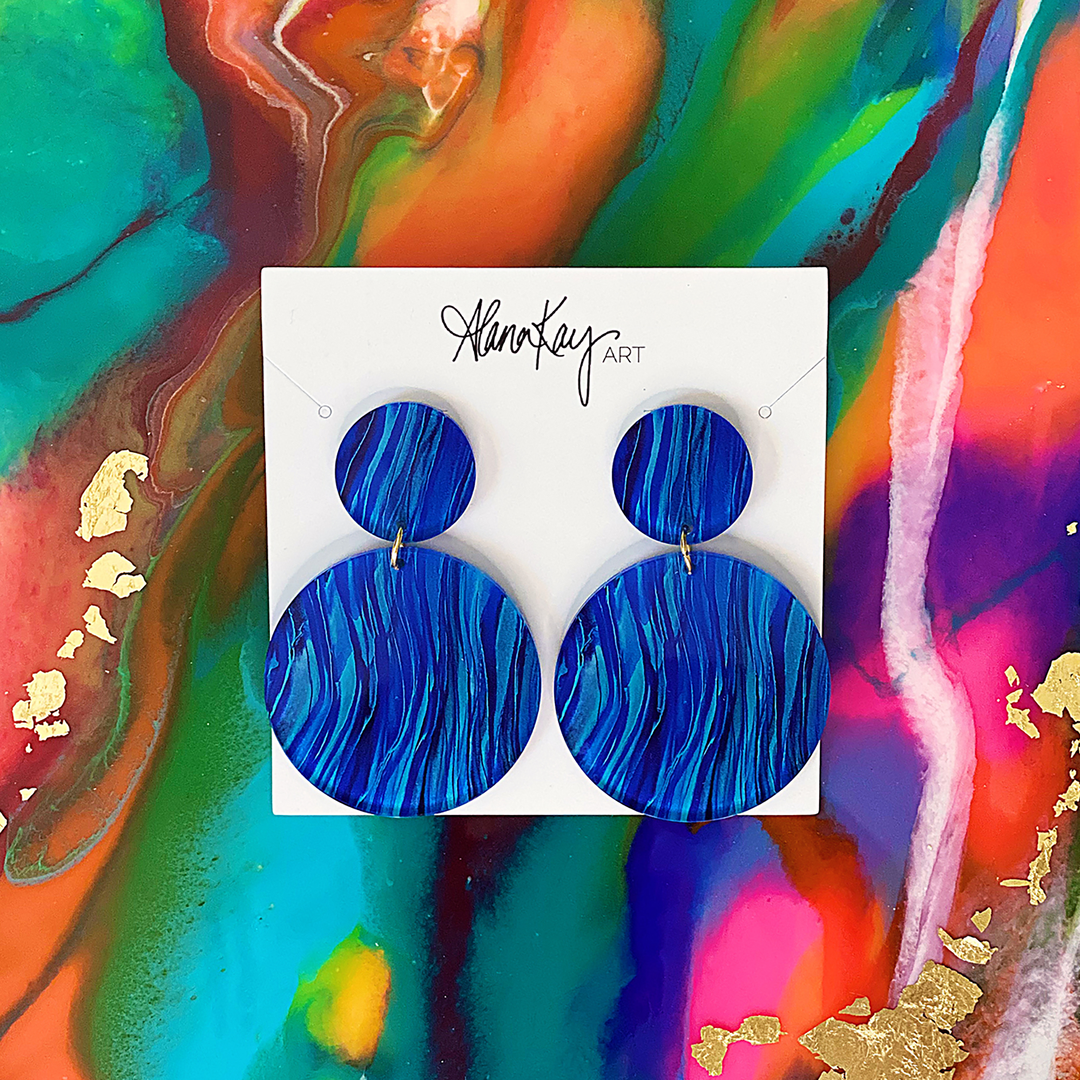 round-earring-jewelry-wearable-art-blue-alana-kay-art-5