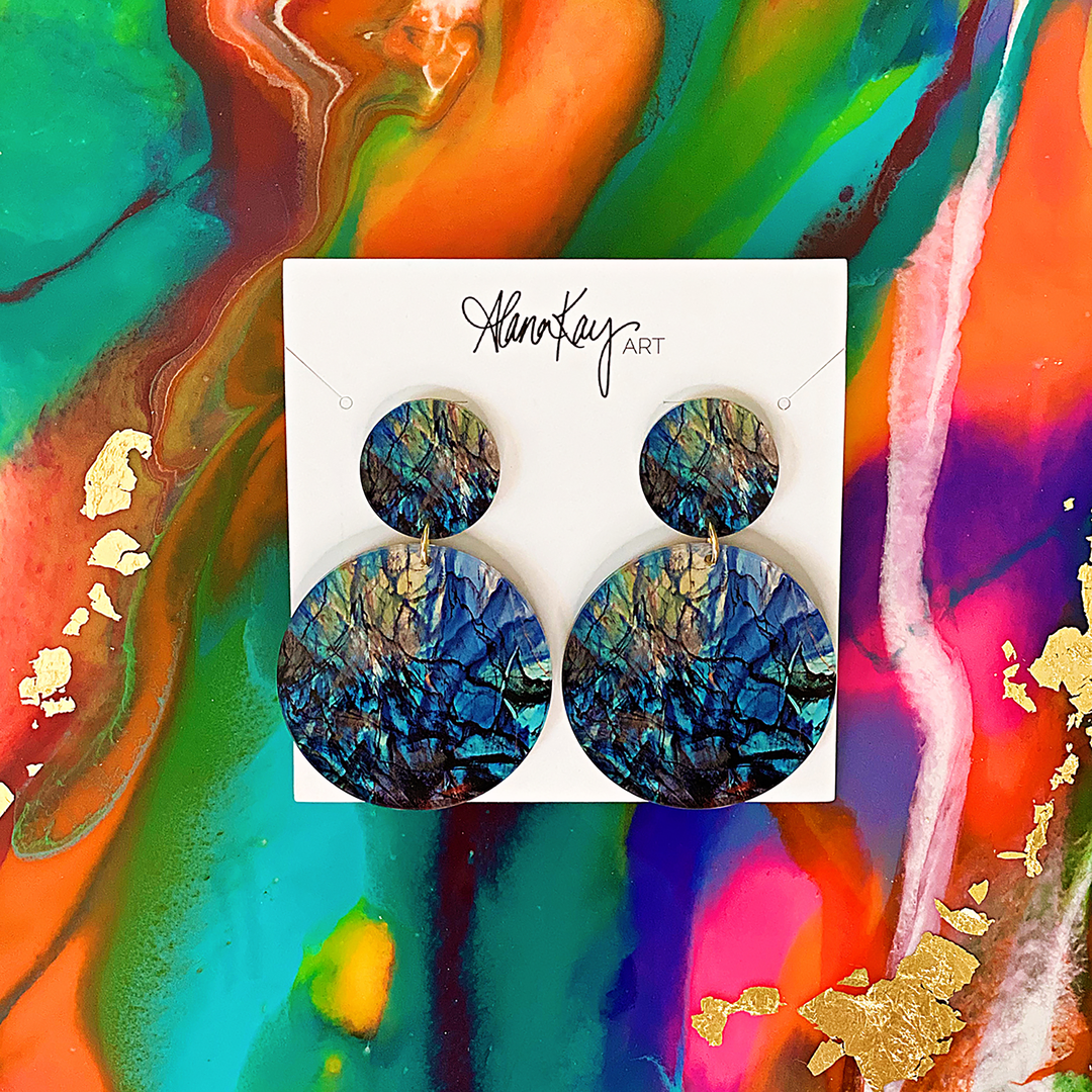 round-earring-jewelry-wearable-art-blue-alana-kay-art-6