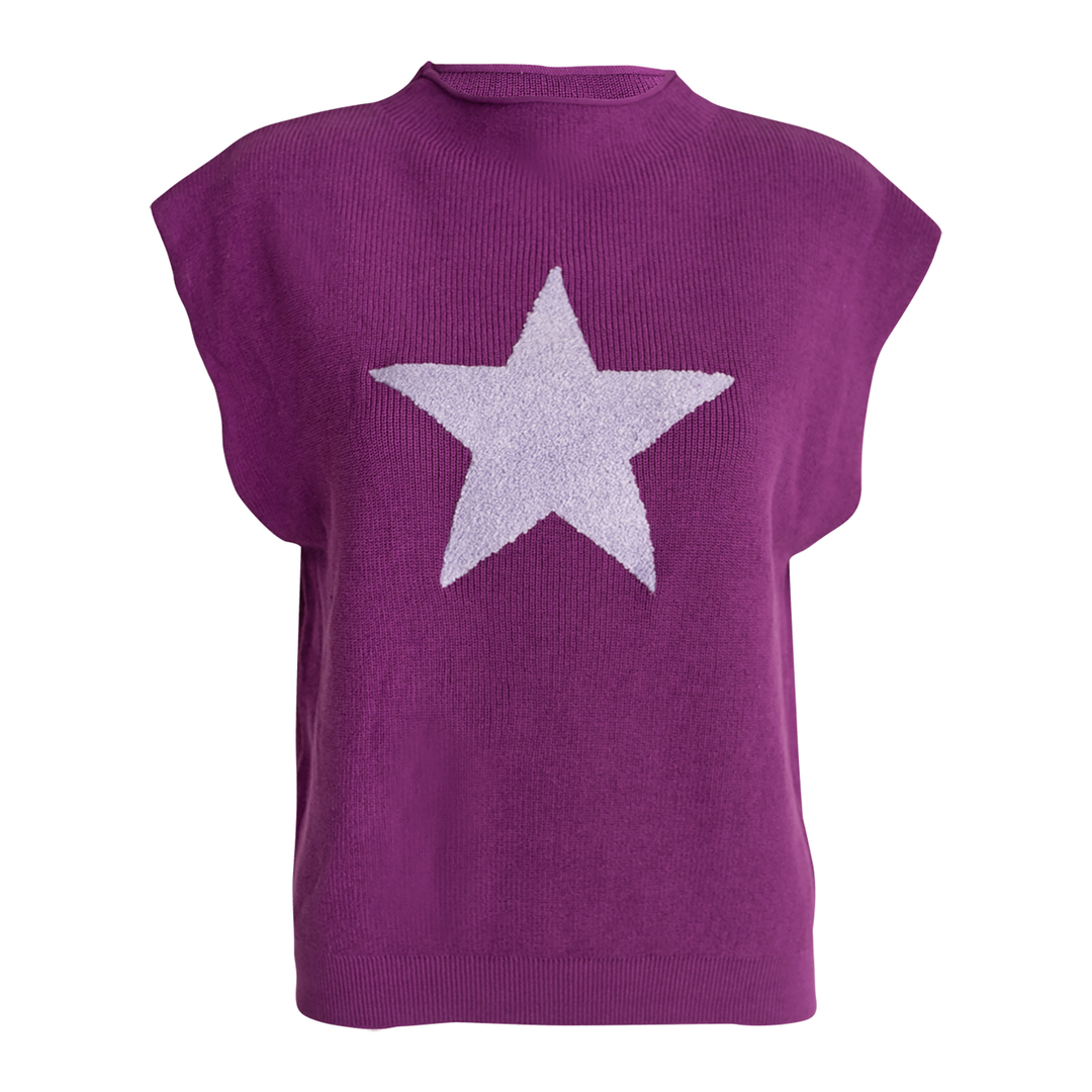 superstar-knit-top-blouse-star-cotton-purple-alana-kay-art-1