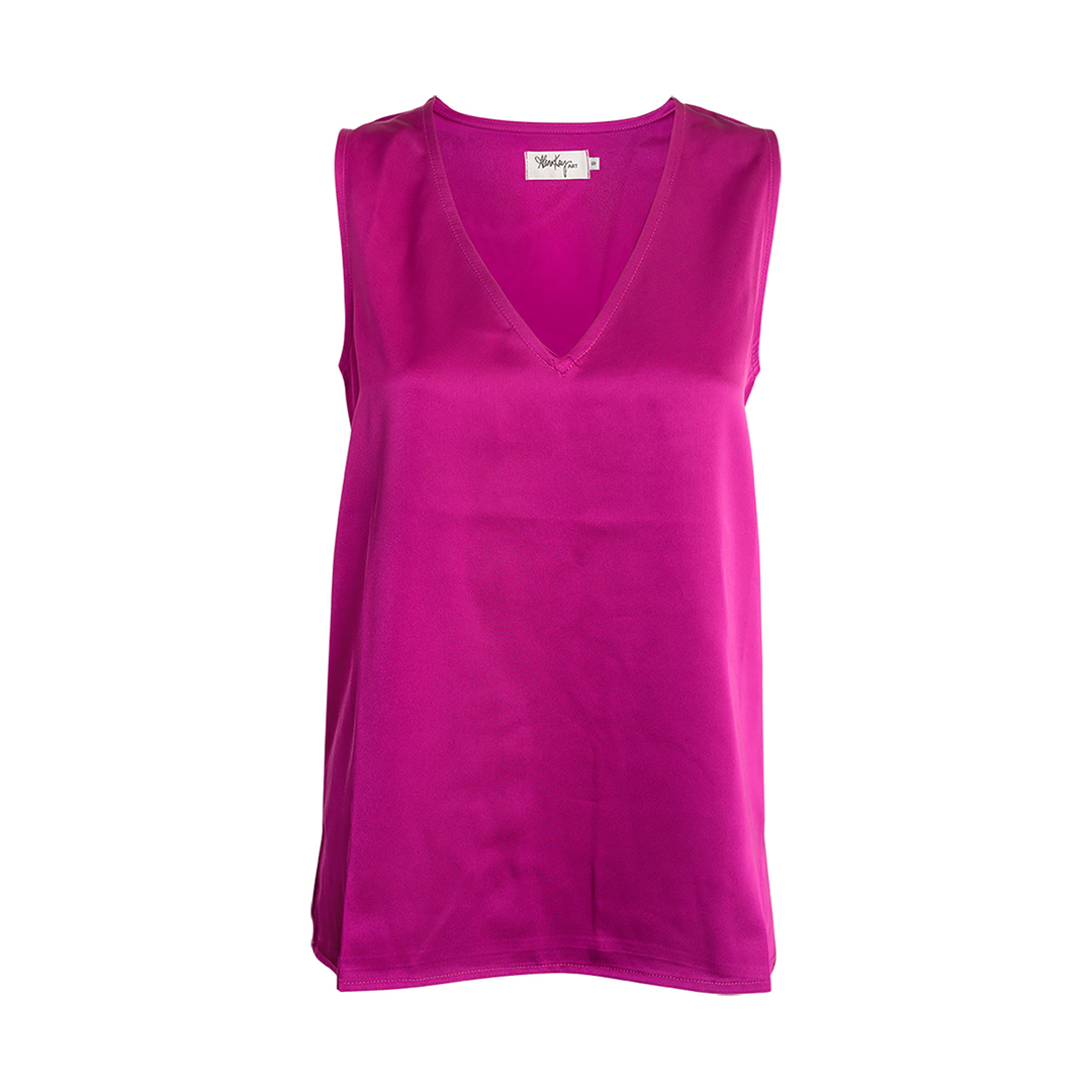    vneck-blouse-sleeveless-bra-friendly-magenta-pink-alana-kay-art-1
